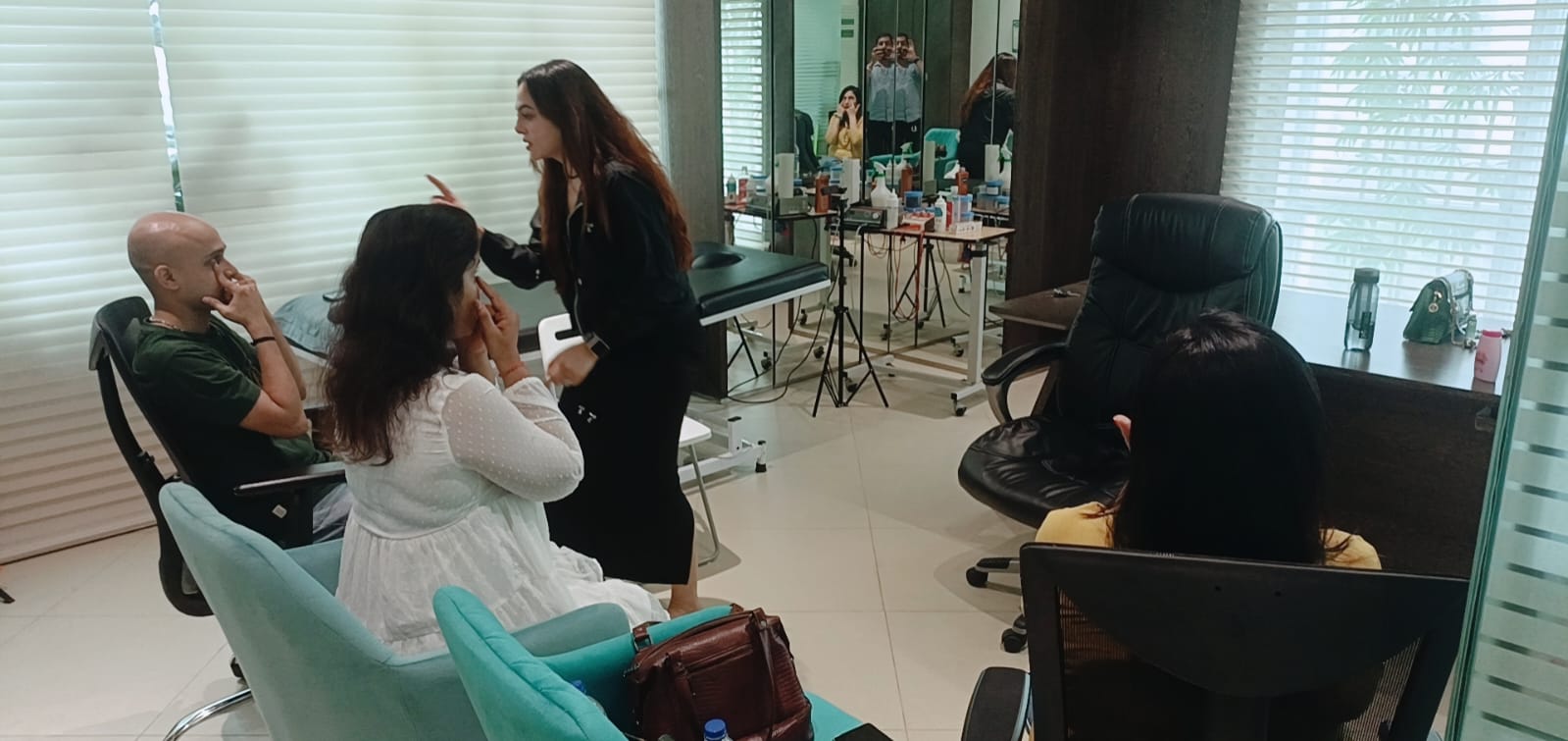 Relaxed client during anxiety treatment hypnotherapy in Mumbai